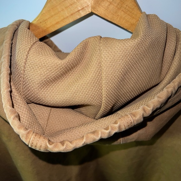 Carhartt Work Jacket 2XL Khaki Men’s Heavyweight Full Zip Hoodie Canvas J131 BRN - Picture 7 of 8